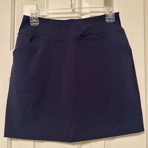 Lilly Pulitzer Luxletic Monica Skort Skirt True Navy Blue Women Size 2 Golf